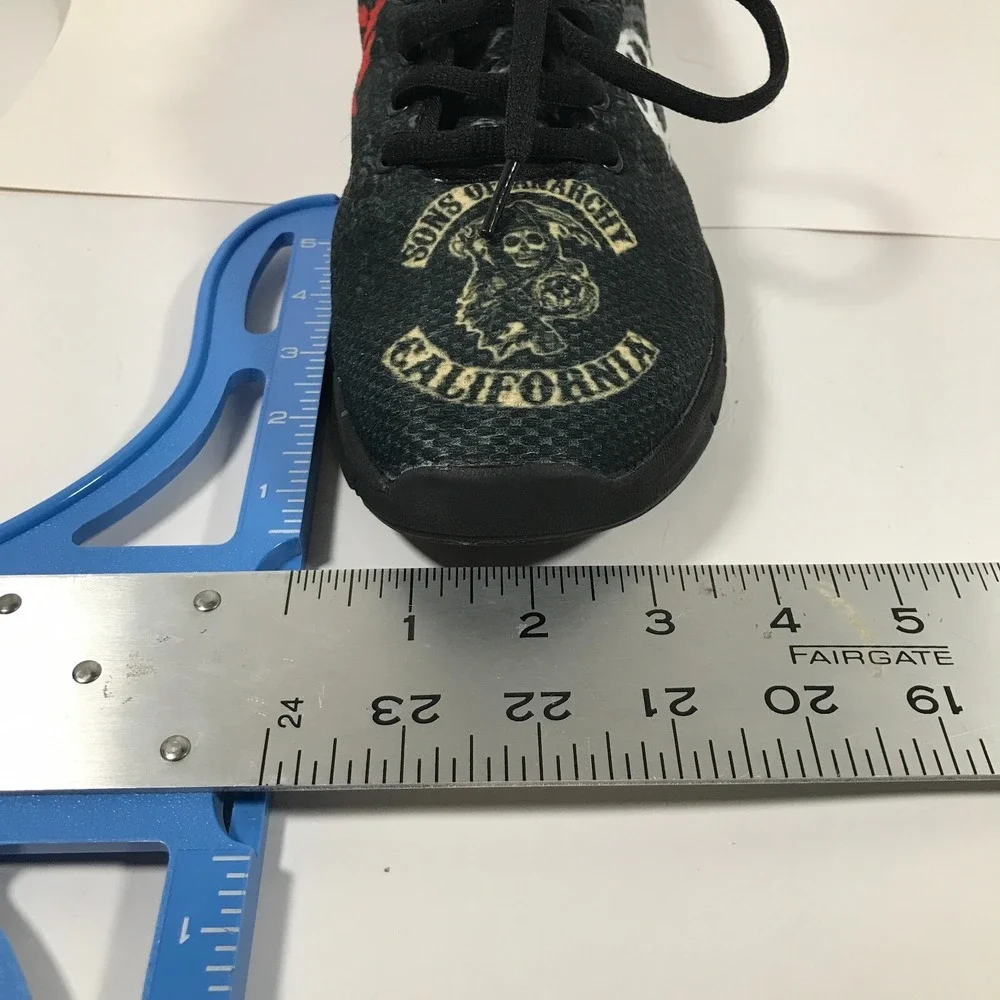 Sons of Anarchy California Lace Up Shoes Men 7.5 Women 10‎ Sneakers Casual
